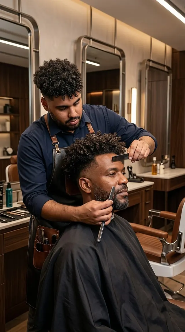 Outils professionnels de barberie utilisés par Gentleman Barber pour les coupes et les dégradés